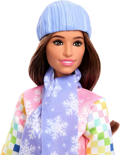 Careers Snowboarder Doll Wearing Pink Snow Jacket