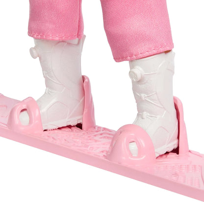 Careers Snowboarder Doll Wearing Pink Snow Jacket