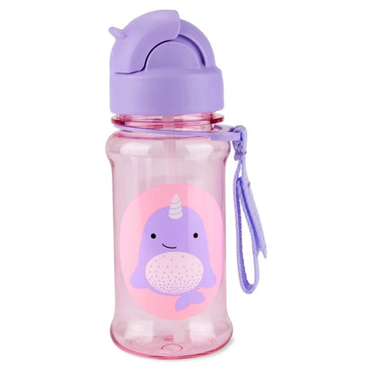 Zoo Tritan Renew Straw Bottle - Narwhal
