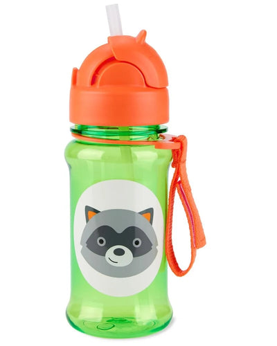 Zoo Tritan Renew Straw Bottle - Raccoon