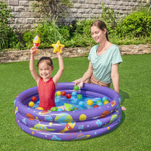 Inflatable paddling pool with balls 102 x 25 cm