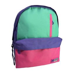 Backpack Must Team Inspiration Purple, Blue, Pink 1 Main Compartment