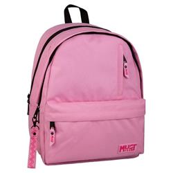 Backpack Must Team Monochrome Classic Pink Soft with Pink Bright 2 Main Compartments