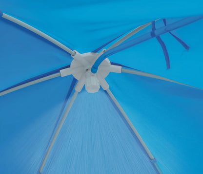 Canopy top hub with radial support poles