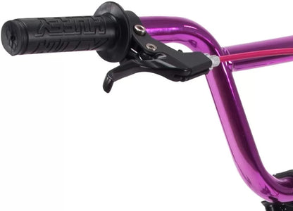 Jazzmin 20" handlebar with black grips and purple frame