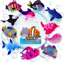 Lansay Zhu Zhu Aquarium toy set with colorful fish and bubble accessories