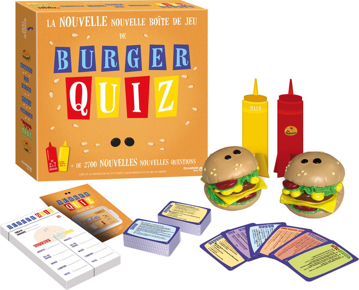 Dujardin Dujardin Burger Quiz - V2 - The Toy Store - Best Toys in Lebanon