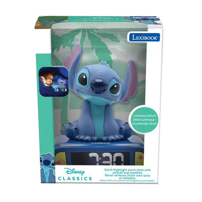 Stitch Digital Alarm Clock and Night Light - Lilo & Stitch