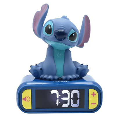 Lexibook Stitch Digital Alarm Clock and Night Light - Lilo & Stitch - The Toy Store, Best Toys in Lebanon