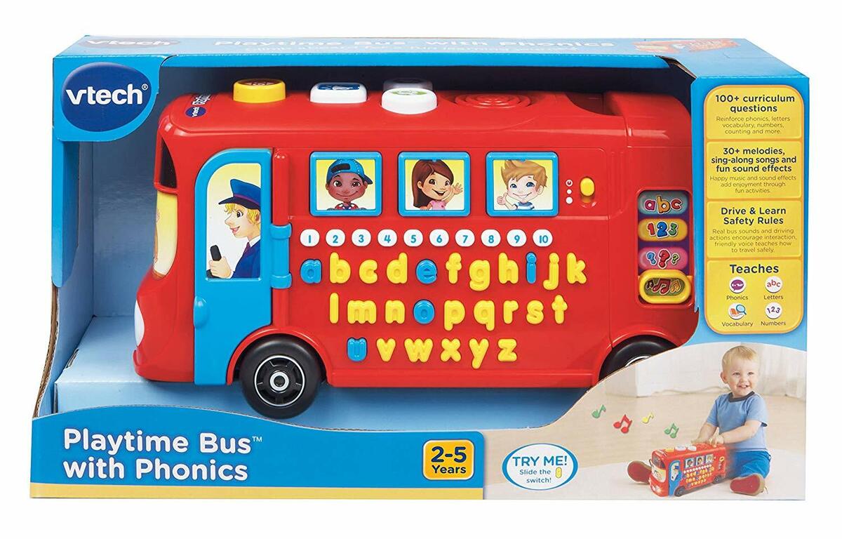 Vtech Playtime Bus With Phonics - The Toy Store - Best Toys in Lebanon