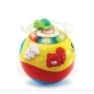 Small light-up crawl-and-learn ball toy with turtle figure on top