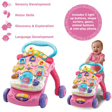 Baby First Steps Baby Walker Pink