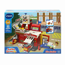 Toot-Toot Drivers Fire Station playset in retail box with vehicles and figures