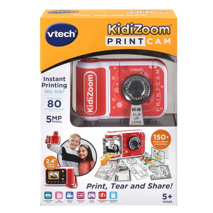 Red VTech Kidizoom PrintCam in retail box