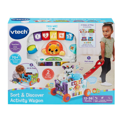 Sort & Discover Activity Wagon Red