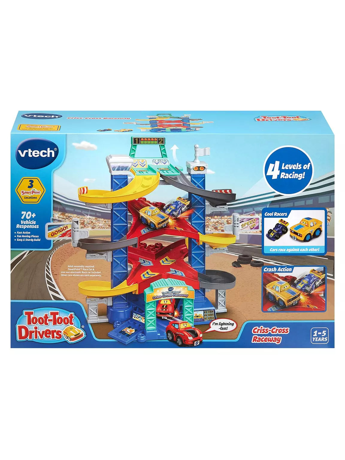 VTech Toot-Toot Drivers Criss-Cross Raceway - The Toy Store, Best Toys in Lebanon