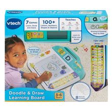 VTech Doodle & Draw Learning Board with stylus and 8 stencils, ages 3–6