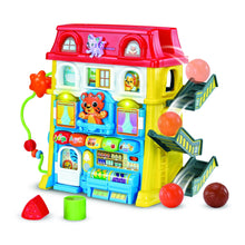 VTech colorful activity playhouse with windows, doors, lights and rolling balls