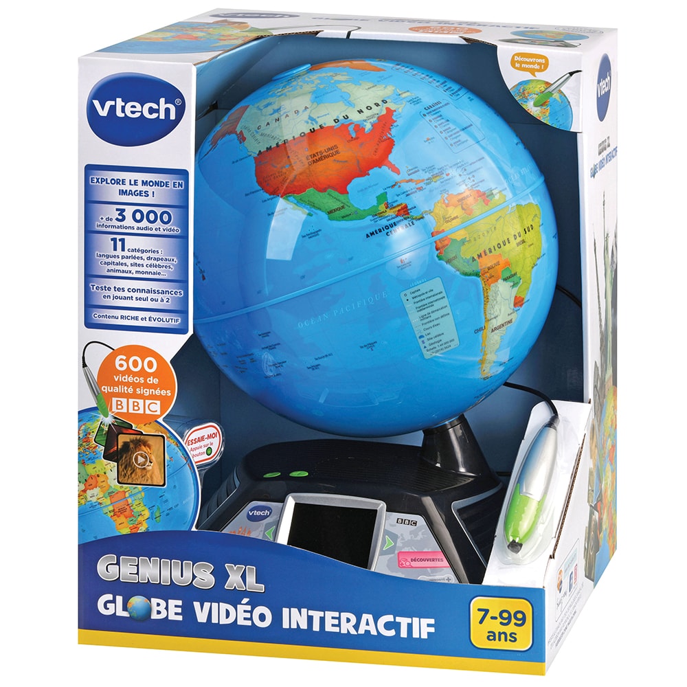 Vtech Genius Xl - Interactive Video Globe - The Toy Store - Best Toys in Lebanon