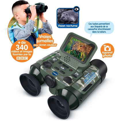 VTech Genius XL - Jumelles Video Interactives Camouflage