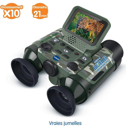 VTech Genius XL - Jumelles Video Interactives Camouflage