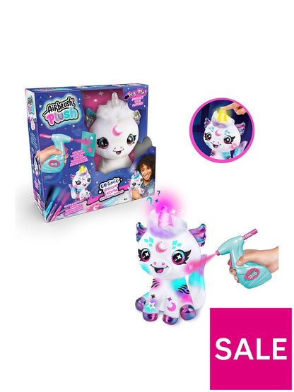 Canal Toys Airbrush Plush Light-Up Cosmic Unicorn - The Toy Store