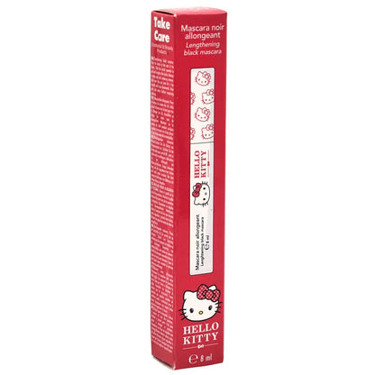 Hello Kitty lengthening black mascara box with cat graphics, 8 ml.