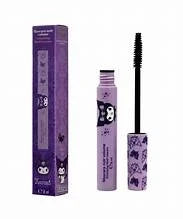 Kuromi black mascara packaging with tube and upright brush wand