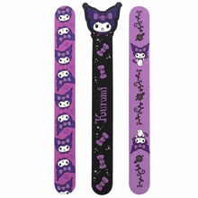 Set of 3 Kuromi-themed nail files with purple and black character designs