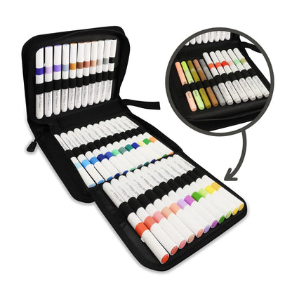 Buki Set Of 45 Acrylic Markers