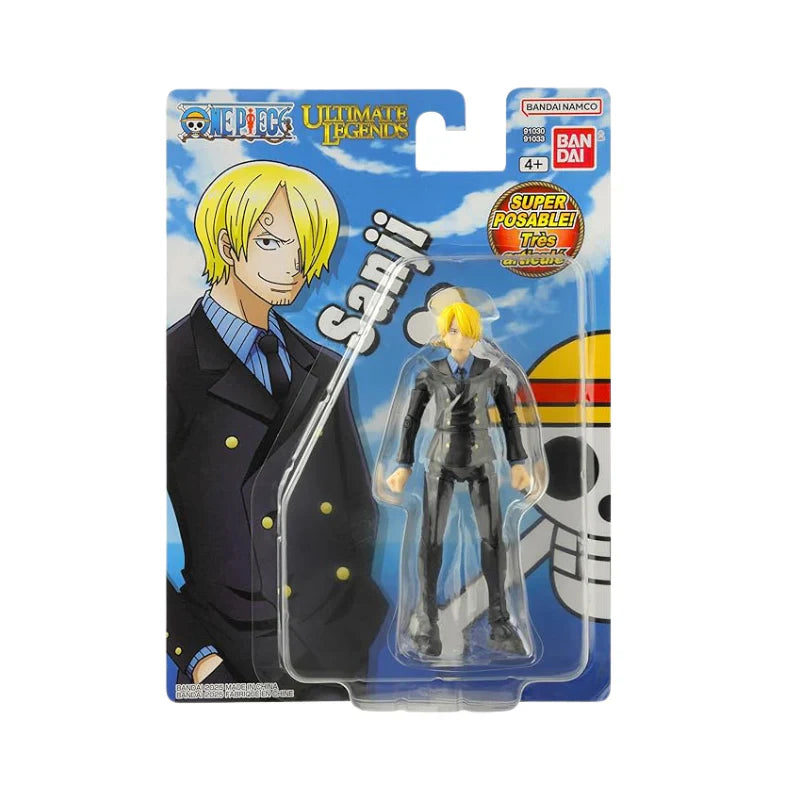 Bandai Sanji figure in blister pack, One Piece Ultimate Legends artwork