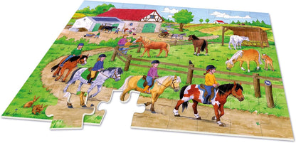 XXL Giant Puzzle 45 Pieces Pony Farm