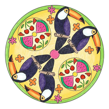 Mandala Designer Flamingo Art