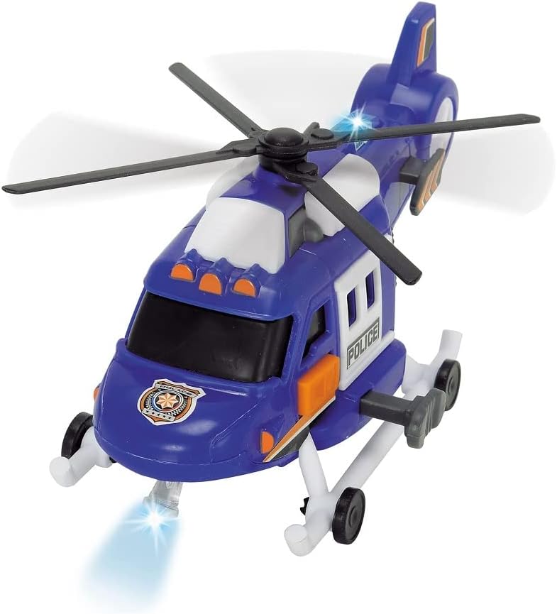 Dickie Police Rescue Helicopter Blue - The Toy Store - Best Toys in Lebanon