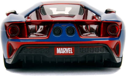 Marvel Spiderman 2017 Ford GT 1:24