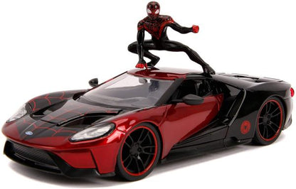 Marvel Spider-Man Miles Morales 2017 Ford GT 1:24