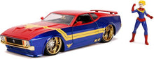 Marvel Captain Marvel Ford Mustang 1:24