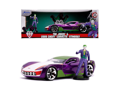 Batman Joker 2009 Chevy Corvette Stingray 1:24