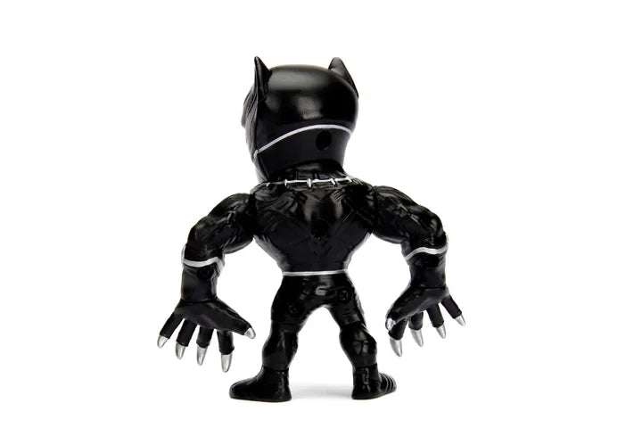 Black Panther action figure standing with clawed hands and sculpted armor