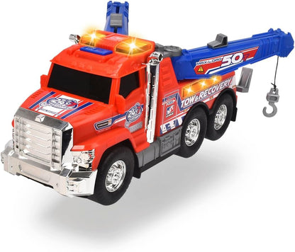 Dickie Toys - Tow Truck - 31.5cm Tow Truck With Light & Sound, Many Functions - The Toy Store - Best Toys in Lebanon