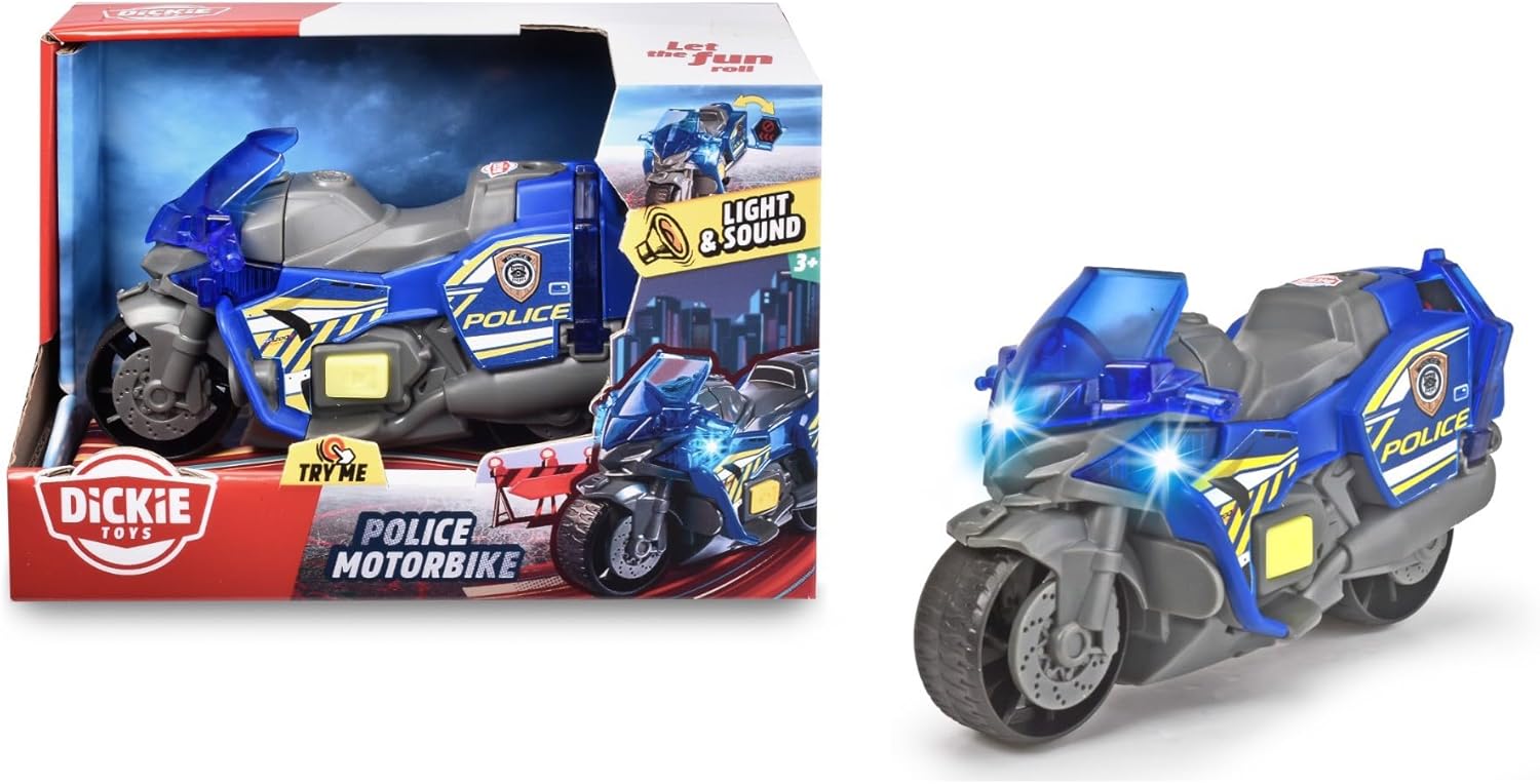 Dickie Toys - Police Motorbike - The Toy Store - Best Toys in Lebanon