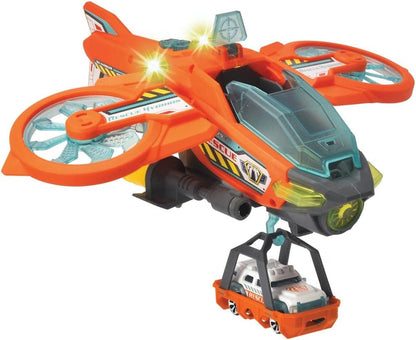 Dickie Sky Patroller Helicopter With Car - The Toy Store - Best Toys in Lebanon