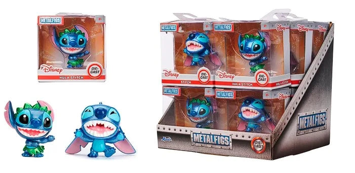 Stitch Metalfigs wave 1 collectible figure with blue alien character, standing pose