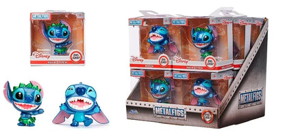 Stitch Metalfigs wave 1 collectible figure with blue alien character, standing pose