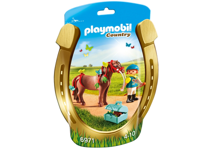 Playmobil Groomer W Butterfly Pony