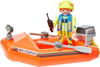 City Action Kitesurfer Rescue with Speedboat Toyset