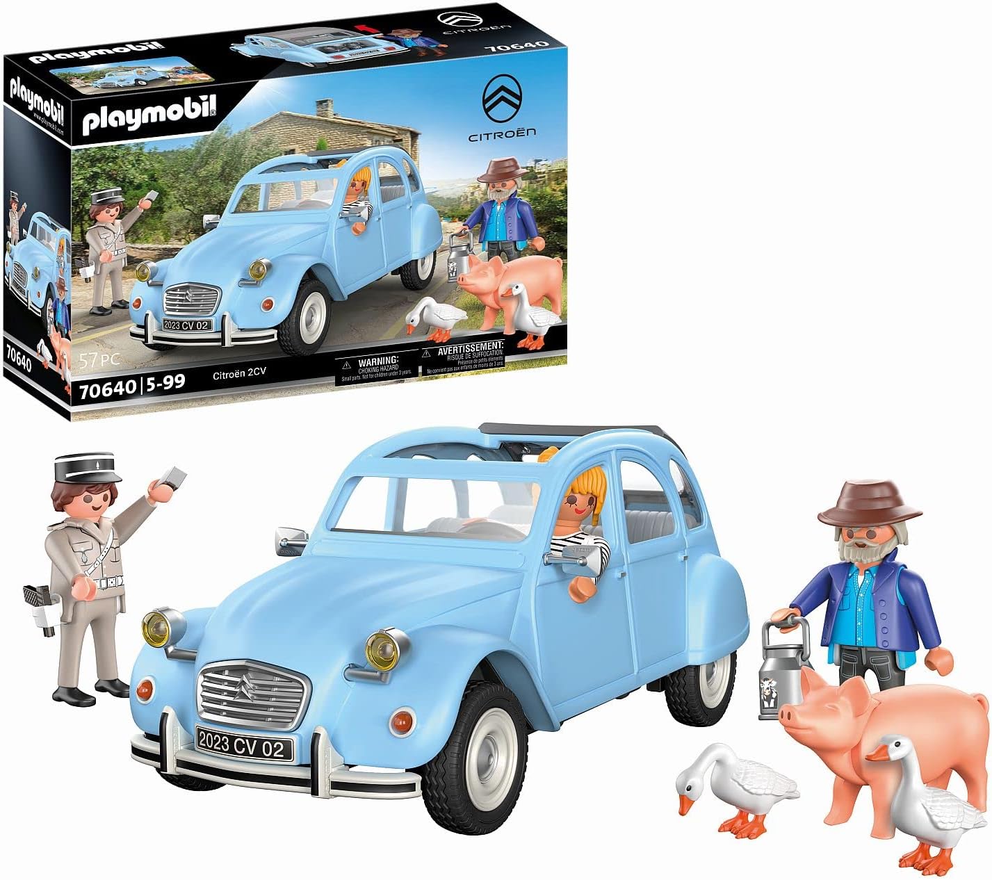 Playmobil Classic Car Citroën 2 CV - Duck with Removable Hood The Toy Store - Toys