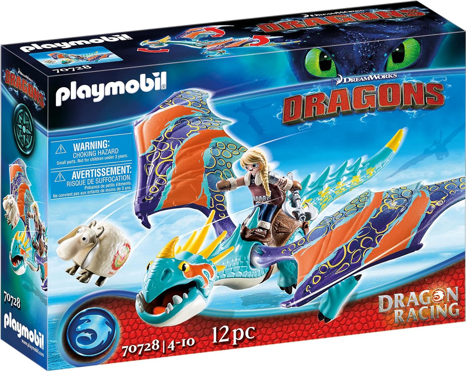 Playmobil DreamWorks - How to Train your Dragon: Dragon Racing Astrid and Stormfly The Toy Store - Toys