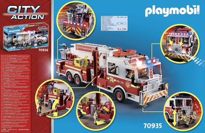 Rescue Vehicles - Fire Engine with Tower Ladder