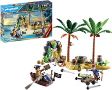 Playmobil Pirates Promo Pack Pirate Treasure Island with Rowboat The Toy Store - Toys